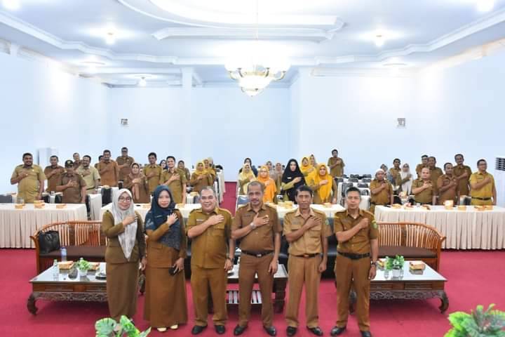 Diskominfo Madina Gelar Rakor Wali Data, Kepala OPD dan Camat Harus Aktif