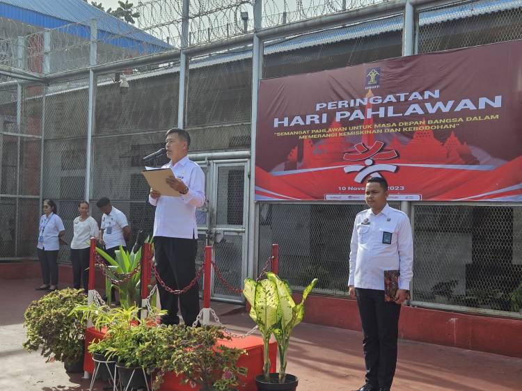 Hari Pahlawan Diperingati Lapas Kelas IIA Pancur Batu