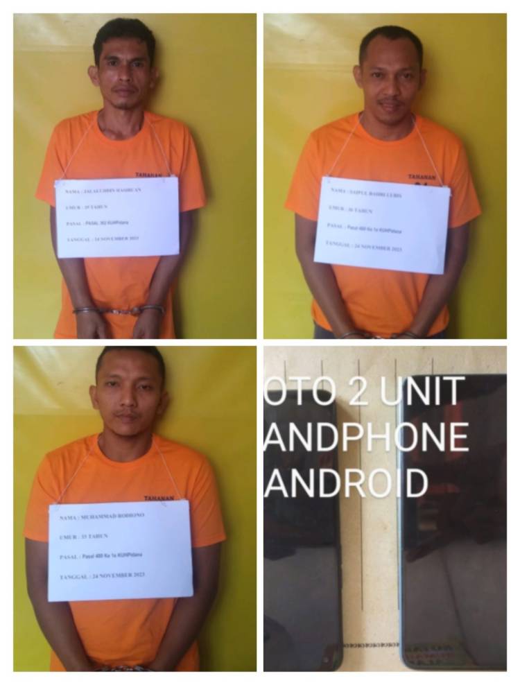 Polres Labusel Ringkus Maling dan 2 Penadah