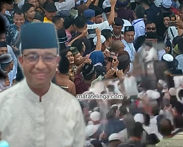 Pendukung Anies Rasyid Baswedan Padati Masjid Agung Kisaran