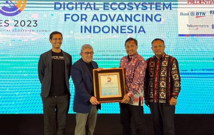 JNE Raih Penghargaan Inovasi Digital dari Indonesia Digital Ecosystem Summit 2023
