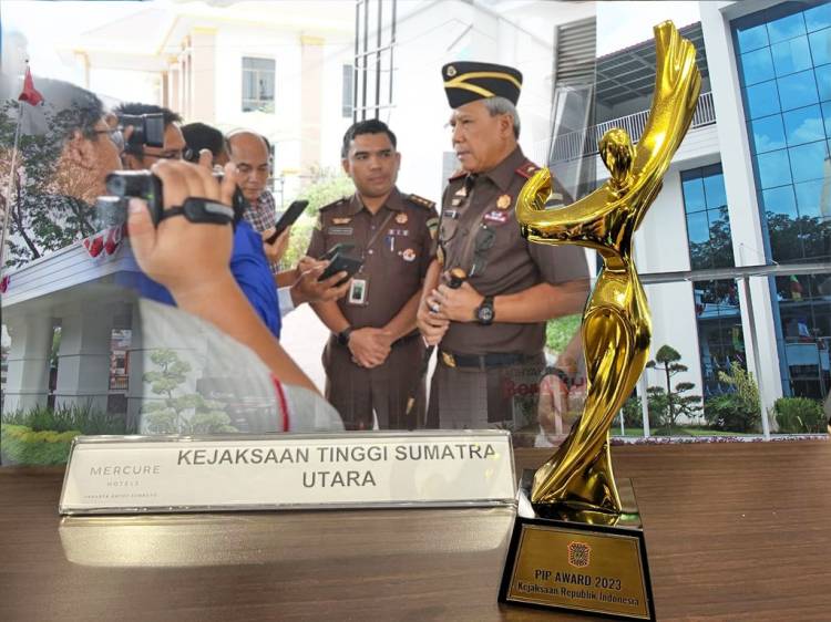 Komitmen Berikan Pelayanan Terbaik, Kejati Sumut Raih Juara 3 Kategori PIP Award Kejaksaan 2023