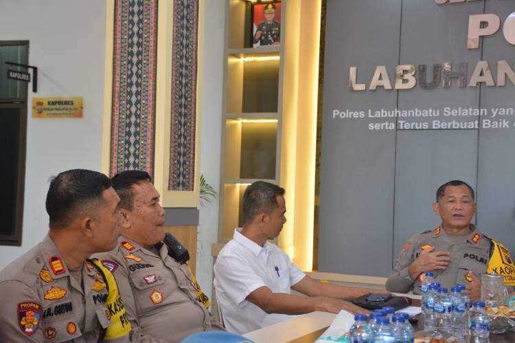 Polres Labusel Gelar Pertemuan dengan KPUD Bahas Sejumlah Persiapan
