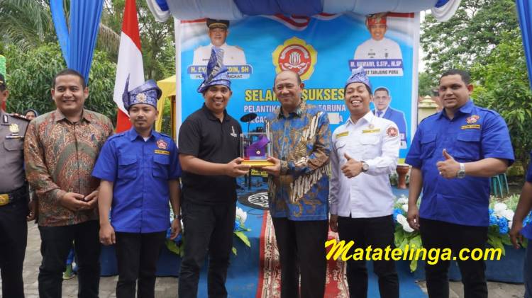 Pelantikan  Karang Taruna Di Tanjung Pura Berjalan Lancar