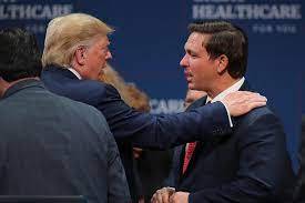 Persaingan Ron DeSantis dan  Donald Trump di Florida