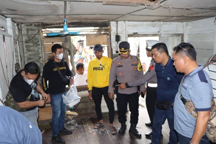 Polres Sergai Adakan Razia, Bandar Sabu Lari Loncat Ke Sungai