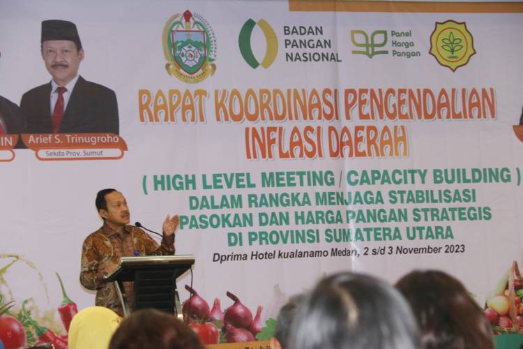 TPID Sumut Rakor Pengendalian Inflasi,  Rumuskan Upaya Stabilisasi Pasokan dan Harga Pangan Strategis