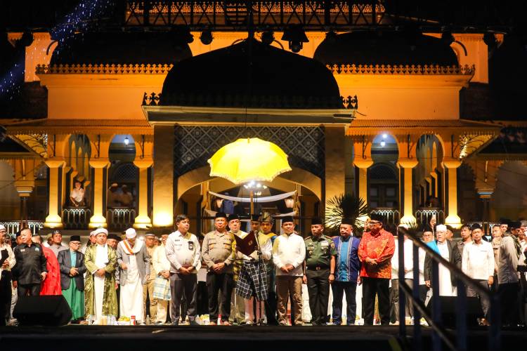 Pagelaran Seni Budaya dan Rotibul Haddad Menandai Deklarasi Pemilu Damai di Sumut