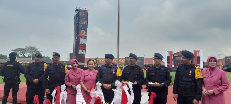 Hut Brimob Polda Sumut ke 78 Tahun Berjalan Sukses