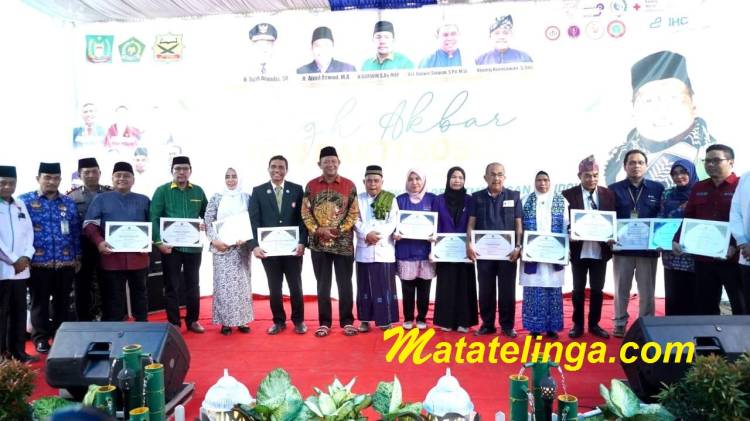 Hadiri Tabligh Akbar Ponpes Al Habib Pangkalan Brandan, Syah Afandin Sedekahkan Rp 50 Juta