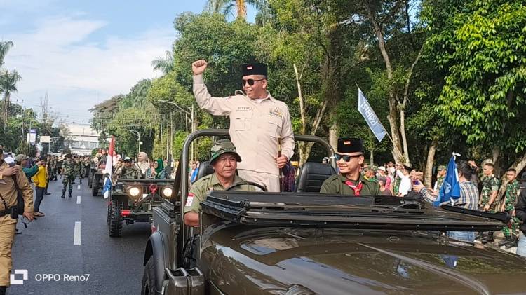 Meriahkan Hari Pahlawan, Korem 022/PT Gelar Karnaval Bersama Ribuan Masyarakat