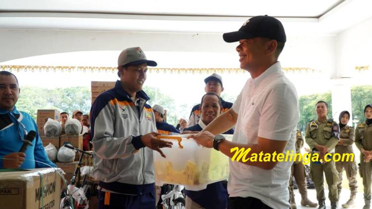 Peringati HUT Korpri ke-52, Pemkab Langkat Adakan Gerak Jalan Santai