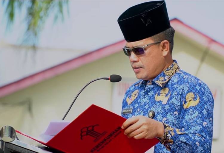 Peringati HUT KORPRI ke 52, Rutan Kelas I Medan Gelar Upacara Bendera