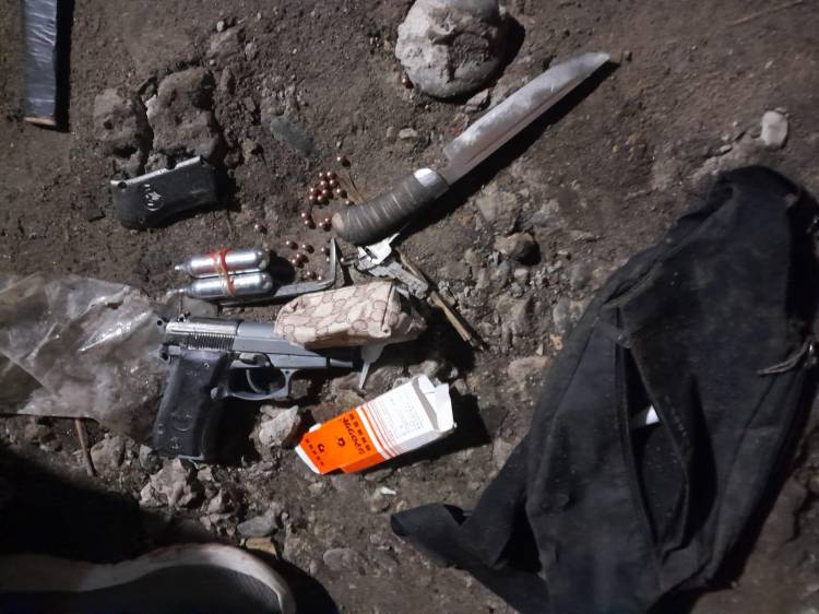 Warga Amankan Terduga Maling Motor Gunakan Air Softgun dan Sajam