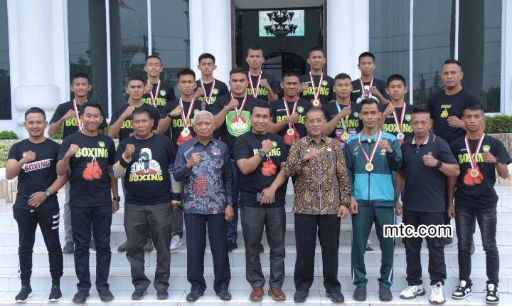 Pertina Asahan Raih 10 Medali Emas, Bupati Asahan Berikan Apresiasi