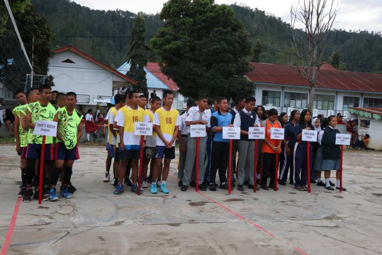 Ini pesan Bupati Poltak Sitorus kepada pelajar di Bupati Cup Kejuaraan Bola Voli PBVSI