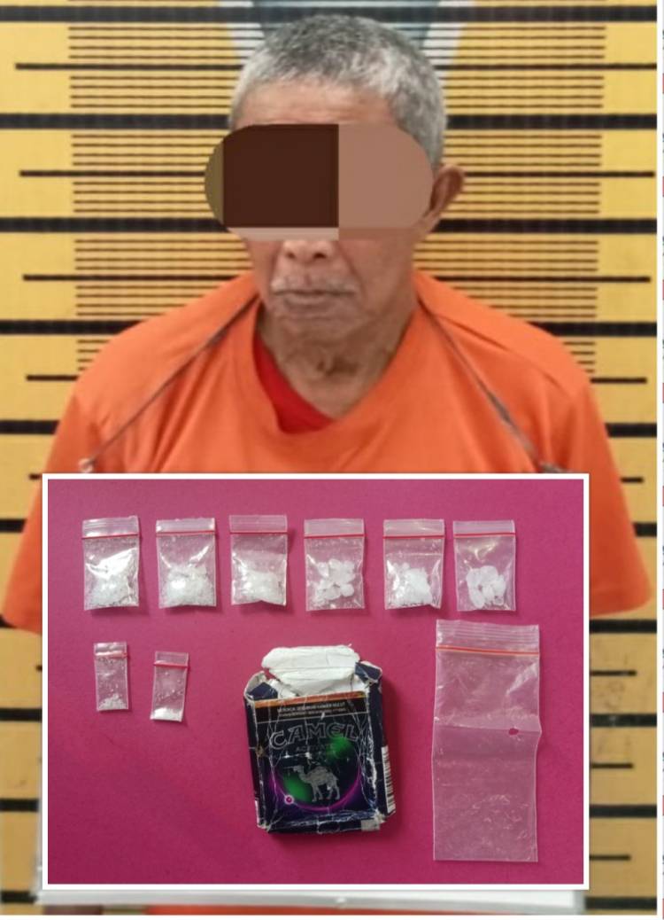 Sedang enak-enakan baringan di rumah, Pria Tua Ini, di Jemput Polisi