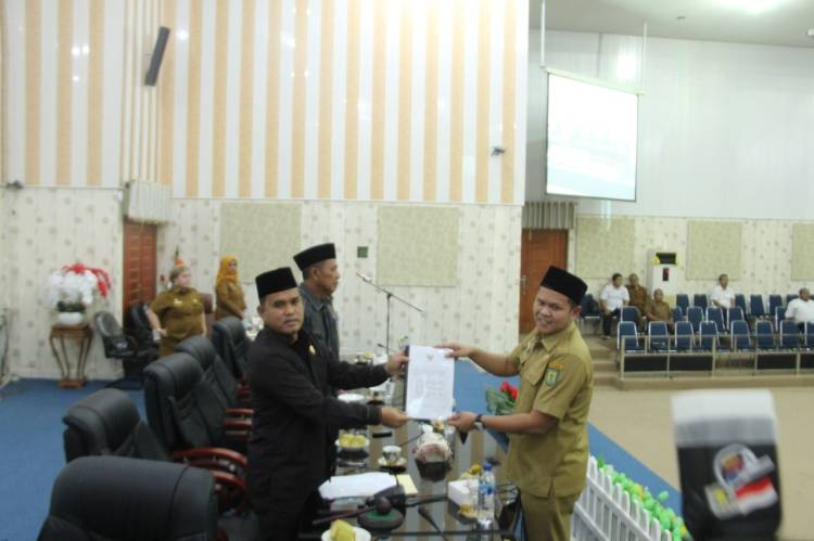 Pemkab Sergai Sampaikan Jawaban atas 3 Ranperda Kepada DPRD