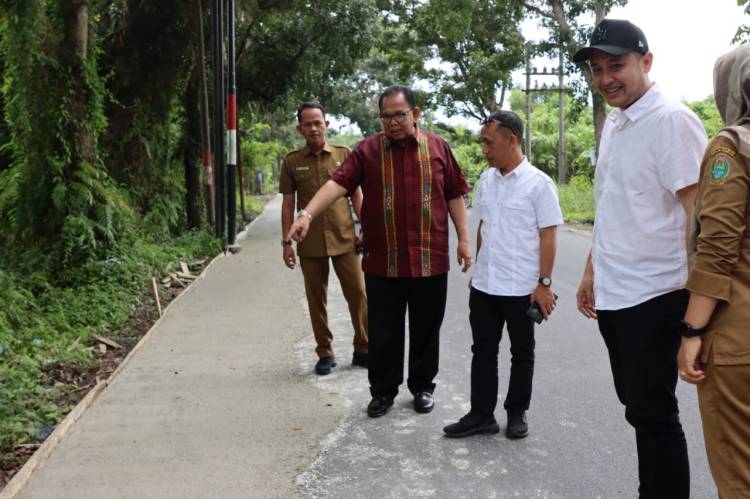 Tinjau Asahan, Baskami Ingatkan Kontraktor Rampungkan Proyek Peningkatan Infrastruktur