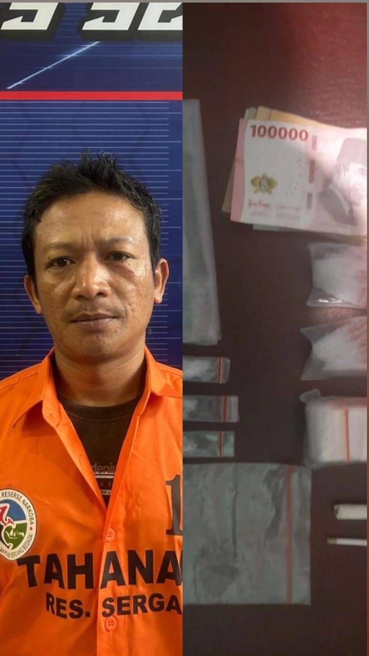 Satres Narkoba Polres Sergai Bekuk Pengedar Narkotika