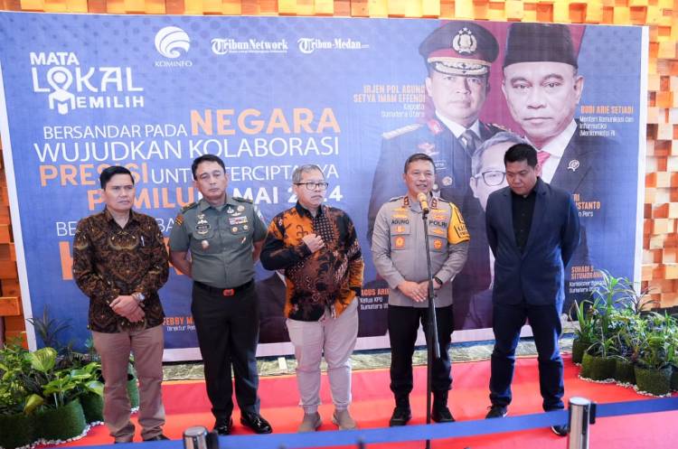 Diskusi Pemilu Damai Tanpa Hoaks, Kapolda Sumut Ajak Masyarakat dan Media Sukseskan Pemilu