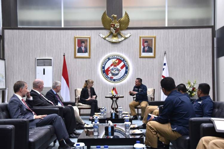 Untuk Pertama Kali, Bakamla RI Terima Courtesy Call Duta Besar Jerman