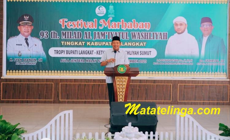 Festival Marhaban Al Jam'iyatul Washliyah Rebutkan Piala Plt Bupati Langkat