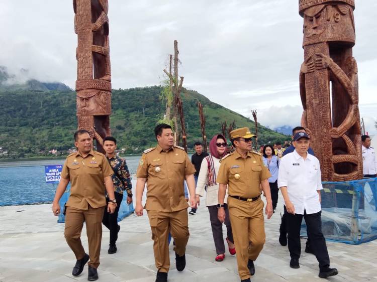 Pj Gubernur Sumut Tinjau Sejumlah Venue di Danau Toba