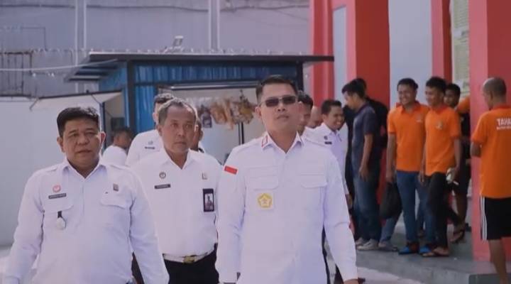 Pastikan Layanan WBP Baik, Karutan Kelas 1 Medan Kontrol Paviliun