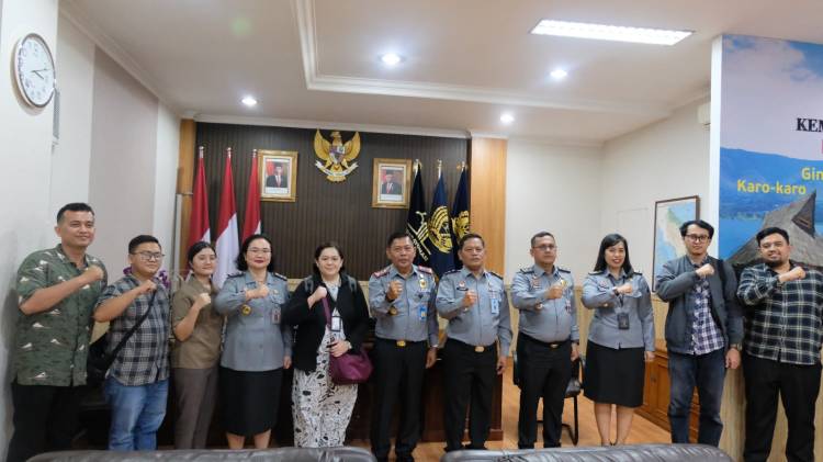 Pastikan Seluruh Kegiatan SKD CPNS Kemenkumham 2023 Berjalan Lancar, Kakanwil Sumut Terima Kunjungan Tim BKN dan Birowai Sekjen