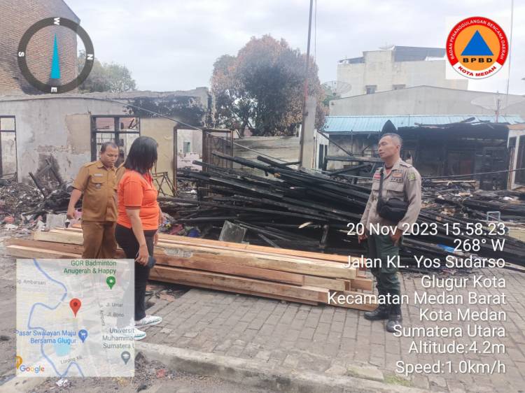 BPBD Medan Salurkan Bantuan kepada Korban Kebakaran