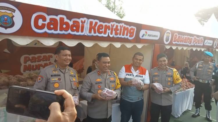 Polda Sumut Gelar Pasar Murah