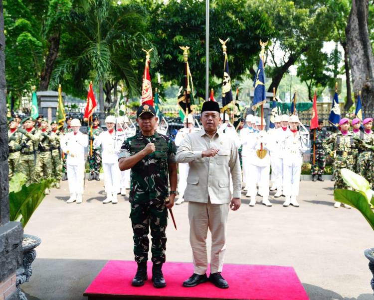 Sinergi TNI-ATR/BPN, Panglima TNI Terima Kunjungan Menteri ATR/BPN