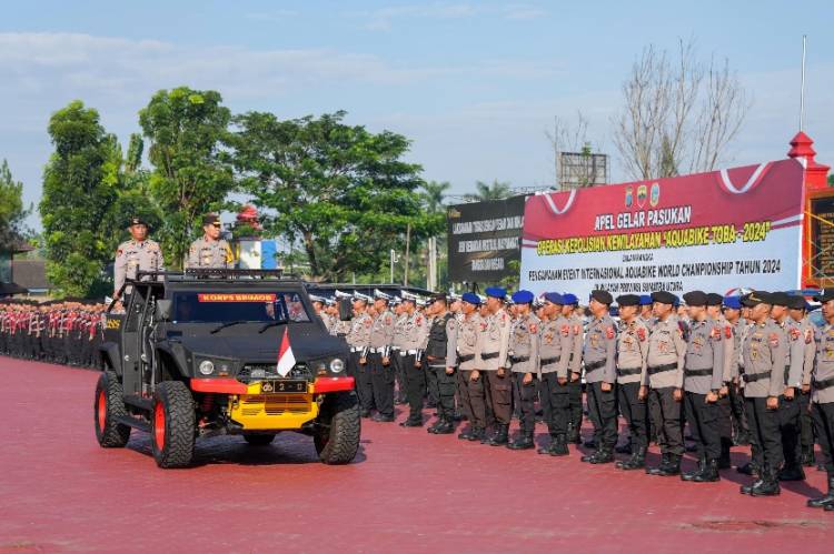 1.495 Polisi di Sumut Amankan Aquabike Jetski World Toba
