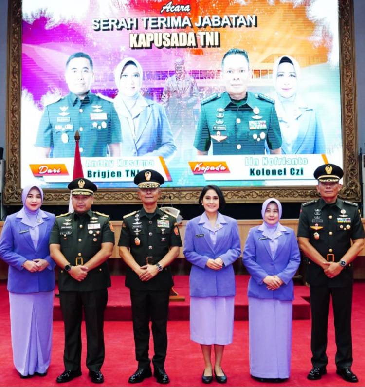 Kasum TNI Pimpin Sertijab Kapusada TNI dan Terima Laporan Korps Kenaikan Pangkat Perwira Tinggi TNI