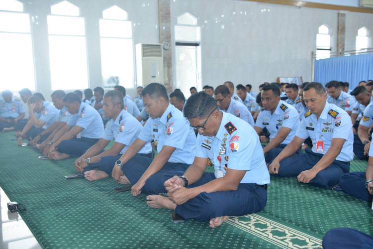 Lanud Sultan Hasanuddin Gelar Doa Bersama Untuk Keselamatan dan Kelancaran Latihan Angkasa Yudha Tahun 2024
