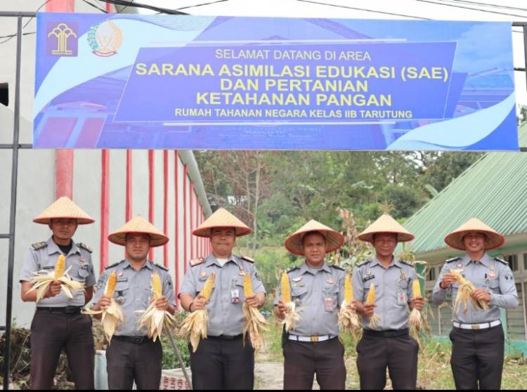 Rutan Tarutung Dukung Program  Ketahanan Pangan