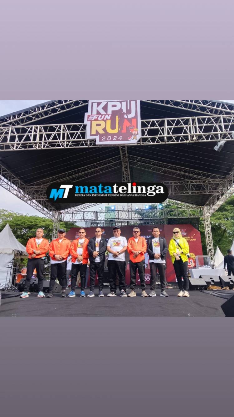 KPU Sumut gelar Fun Run 2024