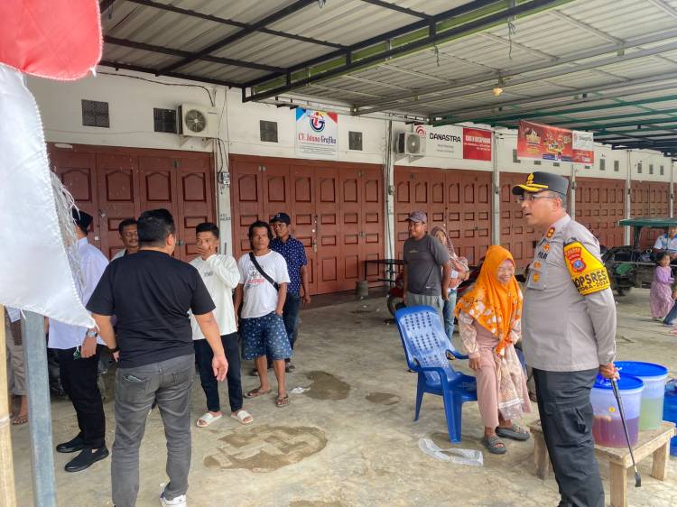 Kapolres Labusel Bersama Forkopimda Pantau TPS