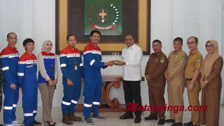 Pj Bupati Langkat Faisal Hasrimy Sambut Silaturahmi PT Pertamina EP Pangkalan Susu