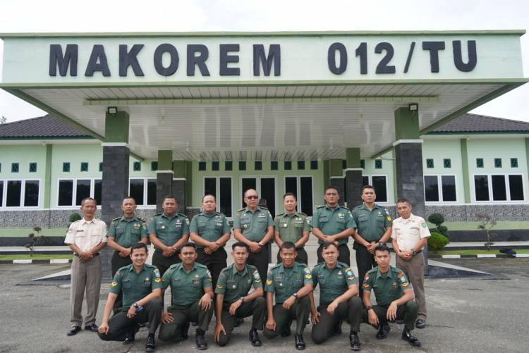 Kunjungan Kerja Kepala Keuangan Kodam Iskandar Muda ke Korem 012/TU