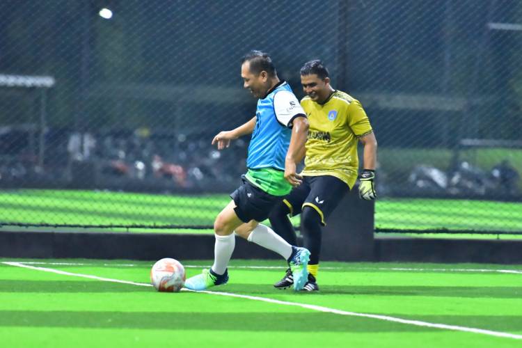 Bangun Kekompakan dan Semangat Kebersamaan, Lapas Medan Gelar Fun Mini Soccer Bersama