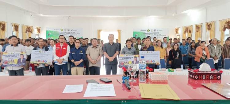 Adik Kandung Birma Sinaga Salurkan 1182 Unit Pompa Air ke Humbahas