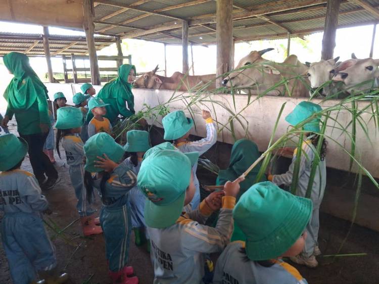 Kebun Ketahanan Pangan Makorem 012/TU Jadi Sarana Edukasi Alam Bagi Anak PAUD