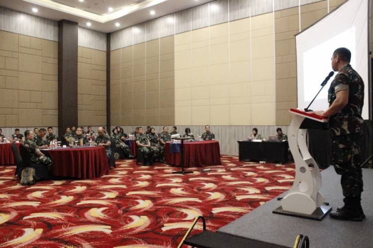 Kapuskersin TNI Pimpin Rakernis Kersin TA 2024 di Bogor