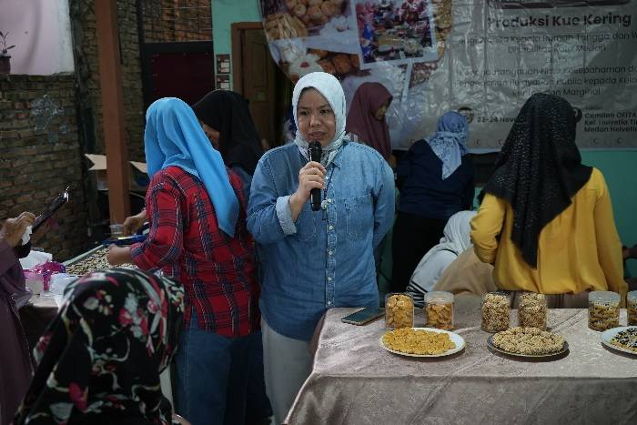 Warga Antusias Ikuti Pelatihan Keterampilan Yang Diselenggarakan Bappeda Kota Medan