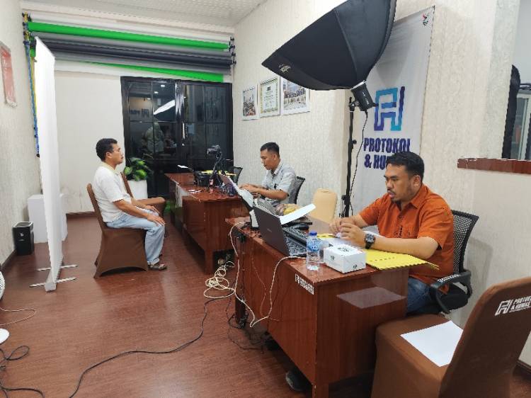 Layanan Eazy Passport Kantor Imigrasi Belawan di DPRD Deli Serdang.