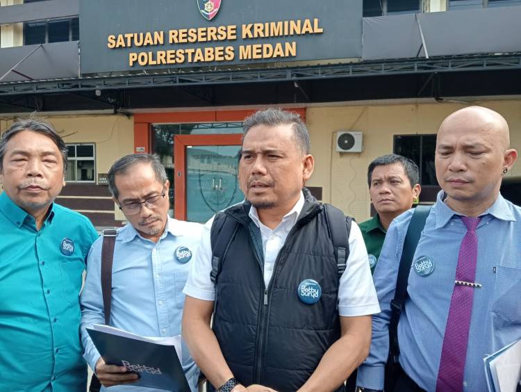 Pelemparan Mobil Cagub Sumut Dilaporkan ke Polrestabes Medan