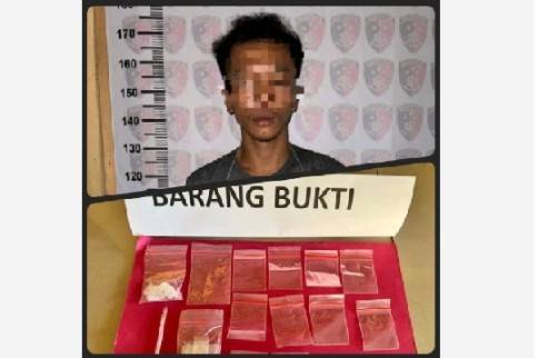 Coba Kelabui Petugas, Rizki Berhasil Diringkus Petugas Polsek Bilahhilir