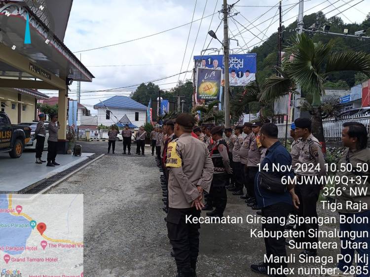 Kasat Binmas Polres Simalungun Pimpin Pengamanan Aquabike Toba 2024 di Parapat